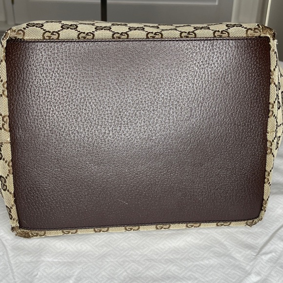 Authentic Gucci GG Monogram Supreme Sherry Web Satchel Tote Bag with COA - Picture 17 of 17